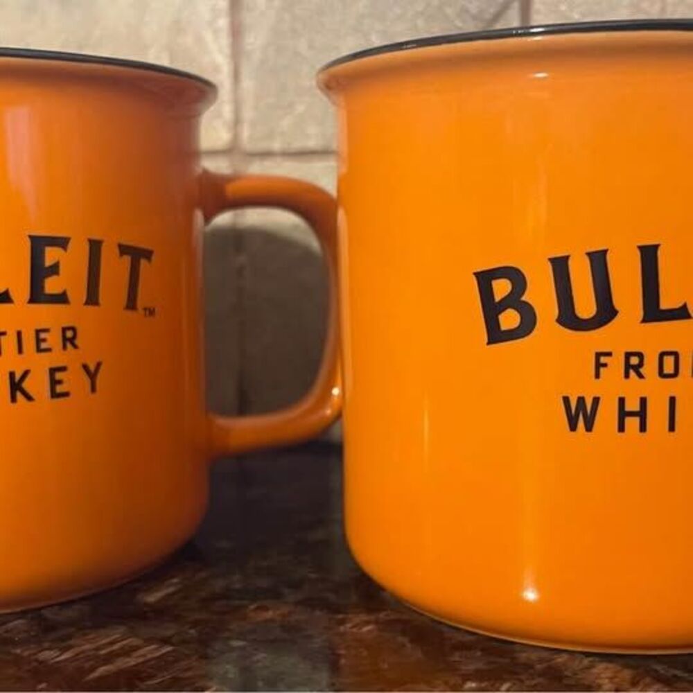 2 Bullet Whiskey Mugs | Color:
Black/Orange